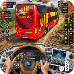 Icono de Offroad Bus Sim Driving Game